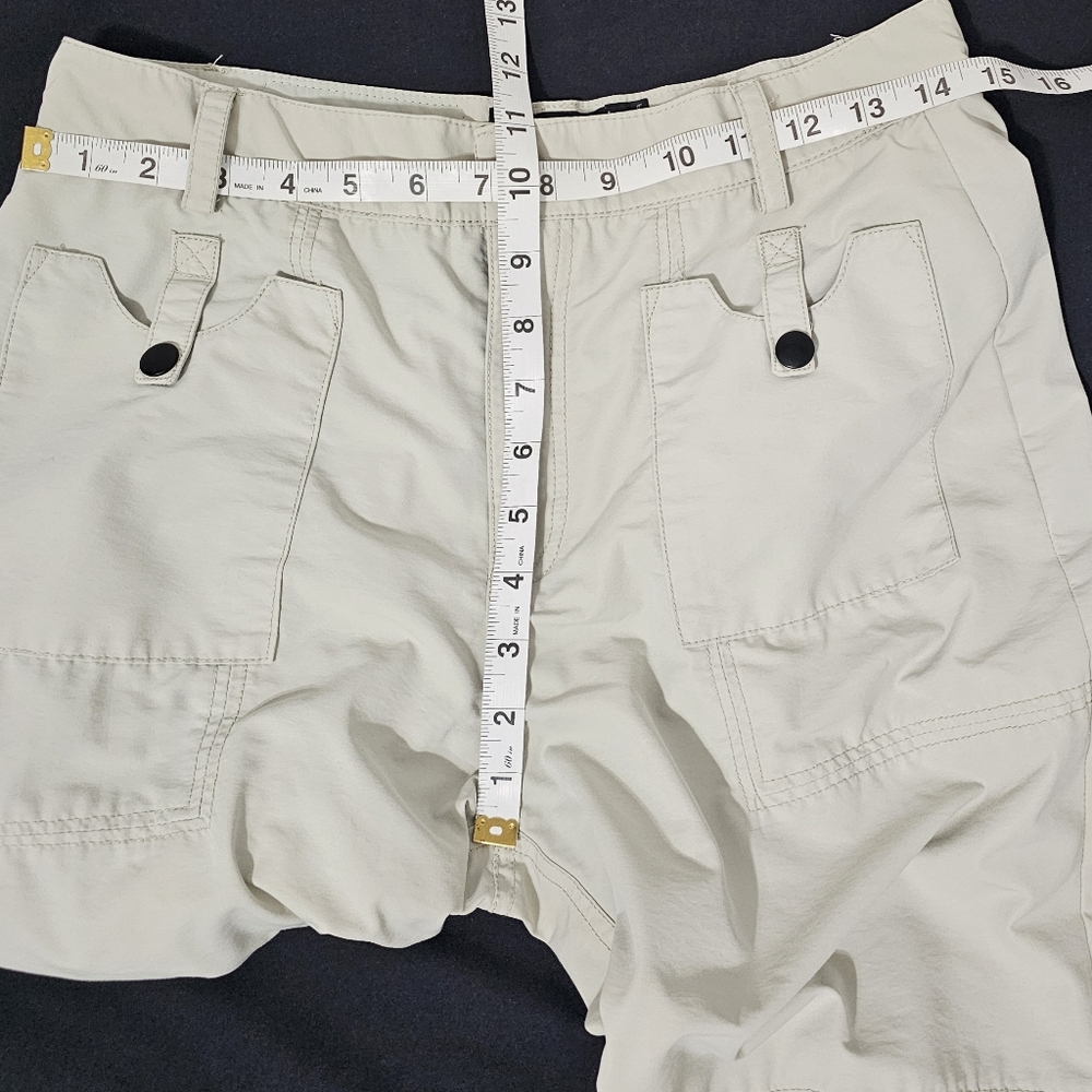 Darker Waves Techwear Cargo Pants Cream Utility Strap Cyber Goth Y2k Size M View 6